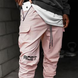 Men's Pants Mens Jogger Pnats Sweatpants Man Gyms Workout Fitness Cotton Trousers Male Casual Fashion Skinny Track Zipper design 230630