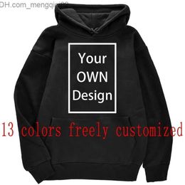 Men's Hoodies Sweatshirts Your OWN Design Brand /Picture Custom Men Women DIY Hoodies Sweatshirt Casual Hoody Clothing 14 Colour Loose Fashion 220816 Z230701