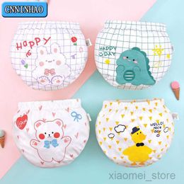 Cloth Diapers Newborn Boys Girls Baby Cloth Diaper Cartoon Animal Cotton Waterproof Ecological Learning Diapers Potty Training Panties NappiesHKD230701