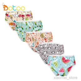 Cloth Diapers Dotoo Swim Diapers 1PC Adjustable Cloth Diapers Pool Pant Reusable Baby Boys Girls Cartoon Printed Toddler 0-3 YearsHKD230701