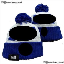 DETROIT''PISTONS''BOBBLE HATS BASEBALL CAPS 2023-24ファッションデザイナーバケツハットチャンキーニットフェイクポムビーニー ''クリスマスハット