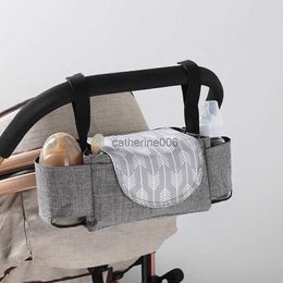 Baby Stroller Organiser Cup Holder Stroller Bag Baby Car Bag Trolley Bag Large Capacity Travel Baby Stroller Accessories L230625