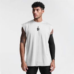 Men's Tank Tops Gym Mens Running Vest Workout Clothing Mesh Casual Top Fashion Fitness Sleeveless Quickdrying Comfortable Singlets 230630