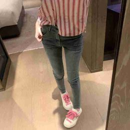 Women's Jeans Designer Alphabet Elastic Slim Fit Women Pencil Slim-fit pants Summer 23 P7JU