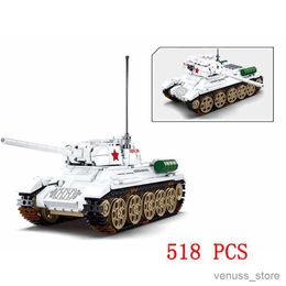 Blocks Winter Counterattack Vehicle Set Model World War Building Blocks Toys Battle R230701