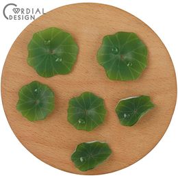 Necklaces Cordial Design 100pcs Jewelry Findings Components/diy Making/multi Shapes/pendant/lotus Leaf Shape/hand Made/jewelry Accessories