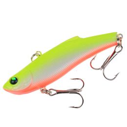 Baits Lures Aorace 1Pc Winter Ice Fishing Lure 7cm18g Sinking Isca Artificial Rattlin Vibration VIB Hard Bait Crankbait Treble Hooks Tackle 230630