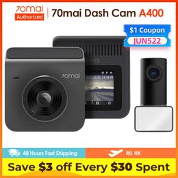 Car dvr Dash Cam 2023 1440P Superior Night Vision Parking Mode Wifi APP Control Reimagined DVR 70mai A400 DVRHKD230701