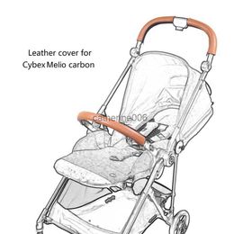 PU Leather Cover Fit For Cybex Melio Carbon Stroller Handle Pram Bumber Sleeve Case Armrest Protective Cover Stroller Accessorie L230625