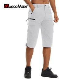 Men's Shorts MAGCOMSEN Bermuda Cargo Shorts Men Summer Lightweight Quick Dry Waterproof Outdoor Shorts for Hiking Fishing Casual Work Shorts 230630