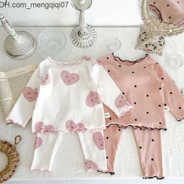 Clothing Sets Clothing Sets MILANCEL Spring Baby Set Dot Print Infant Girls Sleeper Wear Babe Indoor Suit 230331 Z230701