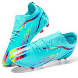 Safety Shoes Brand Men Soccer Shoes Grass Sneakers Male Long Spiked Football Shoes Cleats Damping Training Futsal Shoe Boots Man Foot Ball 230630