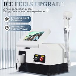 Laser Machine New Summer Ice Platinum 3 Wavelength 808nm Laser Hair Removal Machine 808nm Remov Machin Salon or Home Diode Use Remover