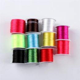 Elastic Crystal Thread Cord String Household 50M Strong Stretchy For Bracelet Beading DIY Elastic Cord Diy Tools Parts For Home237o