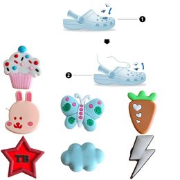 Jewellery Pattern Shoe Charm For Clog Jibbitz Bubble Slides Sandals Pvc Decorations Accessories Christmas Birthday Gift Party Favours T Otceh