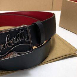 317 Premium 40mm Quality Sole Red Mens Brand Designer Womens Belt Fashion Casual Style Both Sides Can Be Made of Real C