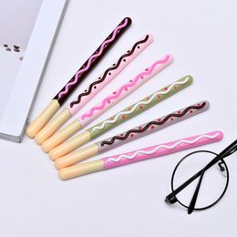 Pens Chocolate Biscuit Pen Plastic Gel Pen Full Stationery Custom Wholesale Cute Stationary Supplies Lovely