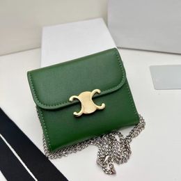 Fashion womens Designer wallet classic celiene bag Triomphes Bags Celiene portable card holder Wallete versatile coin pouch purse 461