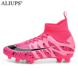 Dress Shoes ALIUPS Size 3148 Women Men Soccer Sneakers Cleats Professional Football Boots Kids Futsal for Boys Girl 230630