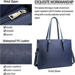 Briefcases Chic Waterproof Lightweight Women's Large Capacity 156 Inch Professional Business Office Computer Tote Bag Briefcase 230701