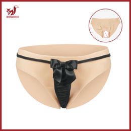 Breast Form KUMIHO Gays Pussy Pants Realistic Silicone Panties Sexy Fake Vagina For Crossdressing Transgender Shemale Drag Queen Cosplay 230701