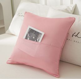 European Luxury Soft Envelope Pillow Cover With Piping Velvet Cushion Sofa Chair Pillowcase Without Stuffing Cushion/Decorative