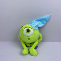 Wholesale anime Monster University cute green Big Eye monster plush toys children's games playmate holiday gifts