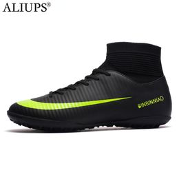 Dress Shoes ALIUPS Football Boots Men Boys Soccer Chuteira Campo TFAG Sneaker Futsal Training tenis soccer hombre 230630