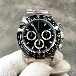 Automatic Watch Clean Factory Sales Supplier Quality Watch 40mm 904l Steel Chronograph Work Ceramic Bezel Automatic 4130 Movement Sapphire Swimming Y8jko GHRP