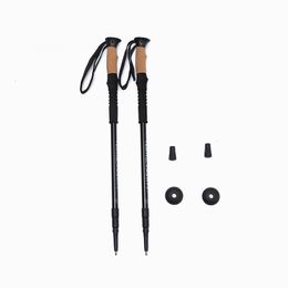 Trekking Poles Trekking Poles 2pcs/lot Anti Shock Walking Sticks Alpenstock Trekking Hiking Walking Poles Set Telescopic Nordic Walking Canes Shooting Crutch