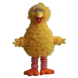 2018 High quality Big Yellow Bird Mascot Costume Cartoon Character Costume Party 306K
