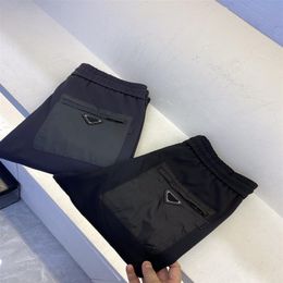 2021 fall winter new mens designer pants high-end silky stretch men slim small feet luxury casual pants322w