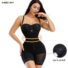 HEXIN Women Postpartum Slimming Underwear Shaper Recover Seamless Butt Lifter Bodysuits Shapewear Waist Corset Girdle Body Shape L219H