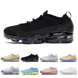 Knit 2023 Men Women Running Shoes Sneaker Pure Platinum Black Sail Anthracite Oreo Vibes Oatmeal Baltic Blue Pale Vanilla Tan Womens Trainers Sports 36-46