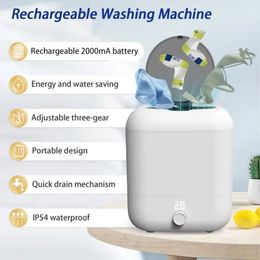 DEOUM MINI Washing Machine, Compact Mini Washing Machine, Portable Washing Machine With Washing And Sanitising Function