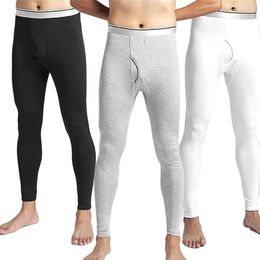 Men Thermal Underwear Plus Velvet Warm Thermal Pants Autumn Long Johns Men Thermo Clothes Leggings Soft Mens Thermals for Winter2696