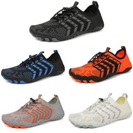 2023 Anti-slip wear resistant casual beach soft shoes men black Grey blue white orange trainers outdoor for all terrains color5