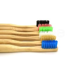 Natural Bamboo Toothbrush Tools Wood Toothbrush Bamboo Soft Bristles Natural Eco Bamboo Fibre Wooden Handle Toothbrush For Adults 174QH