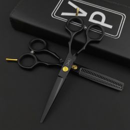 Suits 5.5 '' 440c Stainless Steel Scissor Professional Hairdressers Hair Scissors Hair Cutting Salon Hairdressing Thinning Shears Set