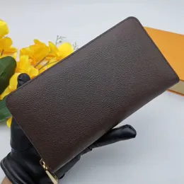 M62581 ZIPPY Organiser Designer Wallet Women Zipper Long Wallet Luxury Coin Purse Clutch Exotics Chequebook Passport Fashion Men Credit Card Holders Zip Wallets