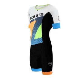 Cycling Jersey Sets Zone3 Triathlon Skinsuit Men's Racing Swiming Summer Road Bike Roller Skate Clothing Jumpsuit Maillot Ropa Ciclismo 230701