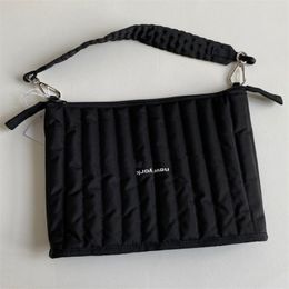 Laptop Bags France for 14 Inch Fashion Korean Style Space Cotton Bag Solid Black Air Portable 230701