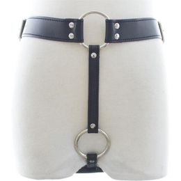 Women Faux Leather Adjustable Strap Harness Underwear Underpants Butt Plug Belt Adult Exotic Lingerie Sexy Panties Nightwear307j
