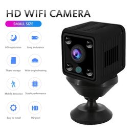 HDQ9 WiFi IP كاميرا لاسلكية 1080p HD الأشعة تحت الحمراء الرؤية الليلية الكشف عن الحركة المغناطيسية MINI DV DVR