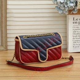 High quality fashion designer girl bag classic car stitching stitching Colour chain shoulder strap single shoulder diagonal cross commuting mini handbag wallet