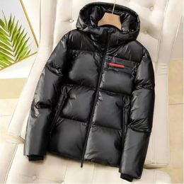 Giù cappotto invernale da uomo da uomo, cappotto da uomo grasso, giacca da esterno S-5XL, logo di dimensioni asiatiche, materiale in gomma, qualità 5A