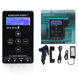 Permanent Makeup Power Professional HP-2 PLUS Tattoo Power Supply For Tattoo Machines Touch Screen Source Digital LCD Makeup Dual Tattoo Power Supplies 230701