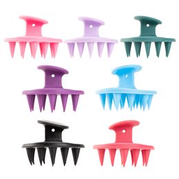 Upgrade Silicone Scalp Massaging Shampoo Bath Brushes -Handheld Massager - Shower Tool Cleanses and Soothes The Scalp to Promote Hair Growth