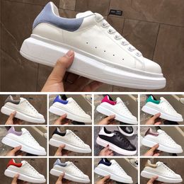 2023 Designer Log Oversized Casual Shoes White Black Leather Luxury Velvet Suede Womens Espadrilles Trainers mens women Flats Lace Up Platform Sneakers Y1