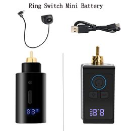 Permanent Makeup Power LED Display Wireless Tattoo Power Supply RCA Connector Portable Adjustable Tattoo Battery For Tattoo Machine Rotary Pen 1500mAh 230701